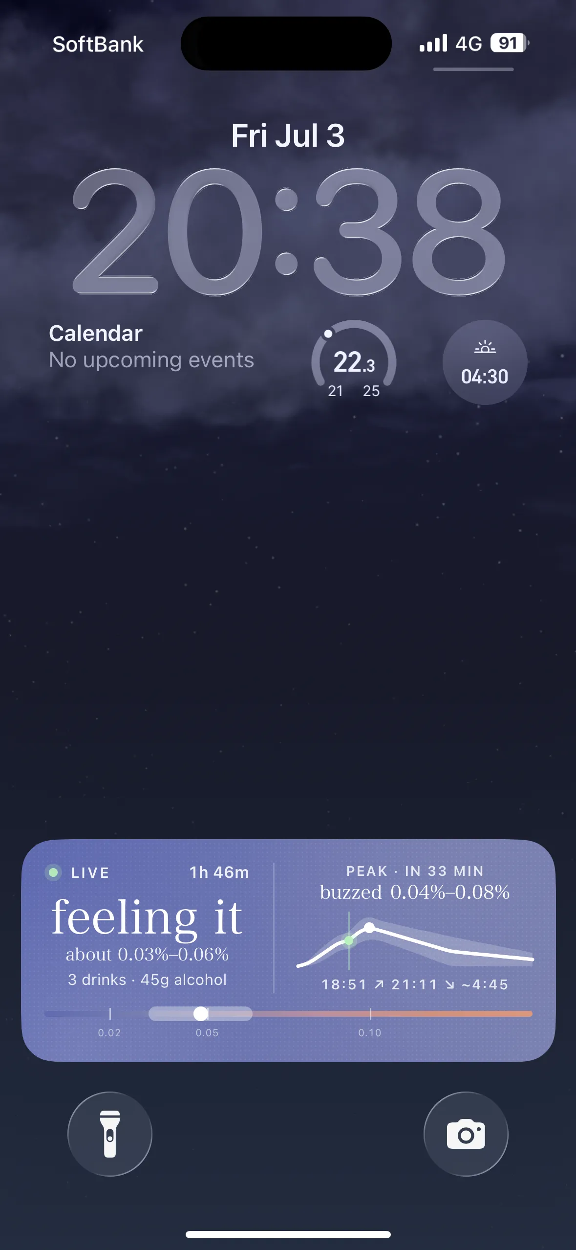 Lock Screen live view
